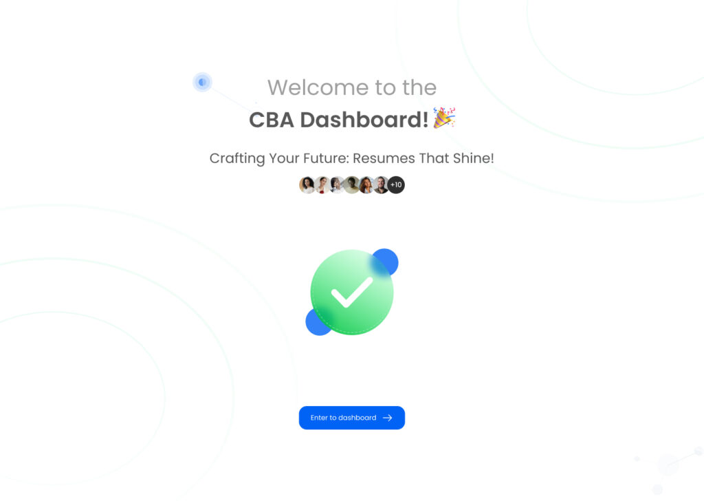 CBA Dashboard for PEng Applicants