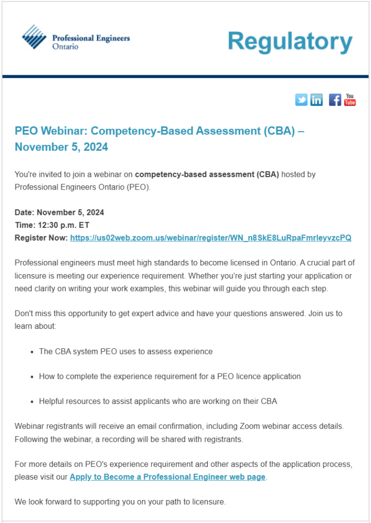 Competency-Based Assessment PEO Webinar