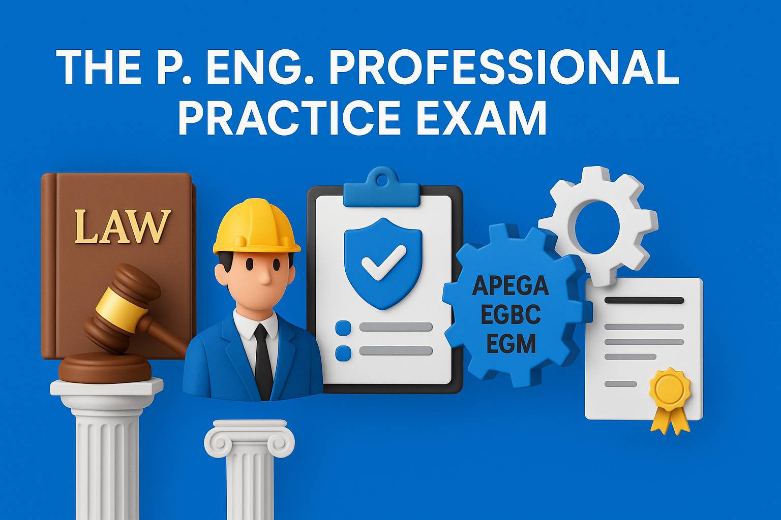 What is the P.Eng. Professional Practice Exam? Infographic