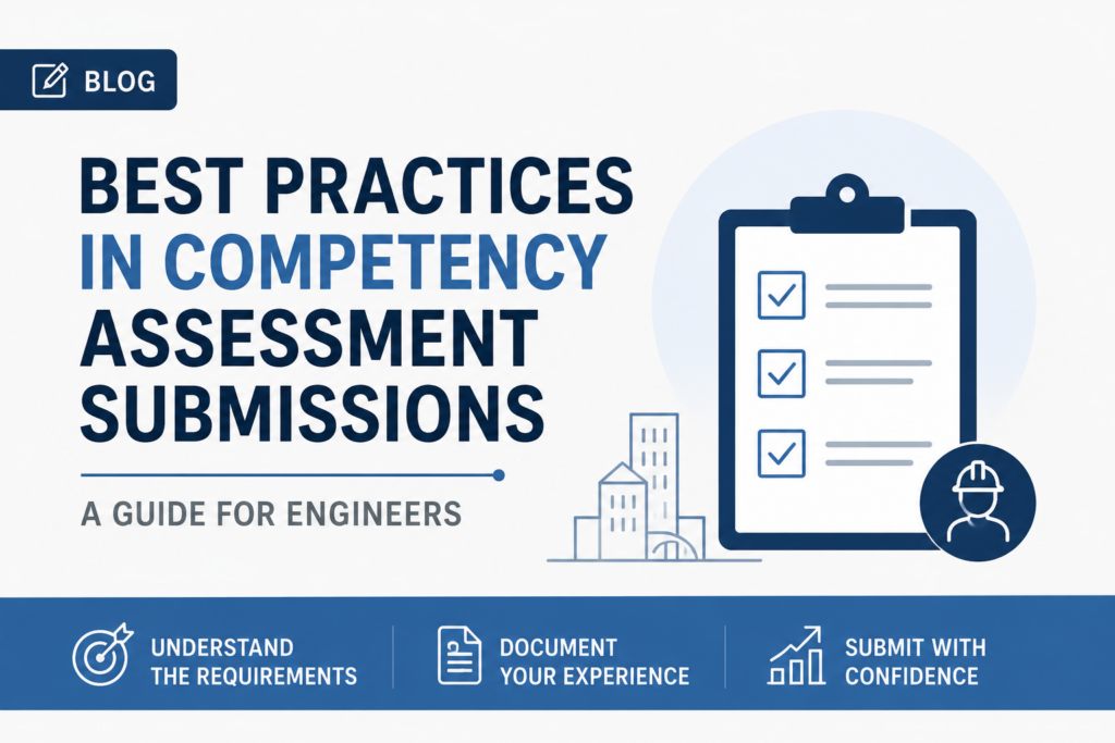 Best practices in competency assessment submissions for engineers?